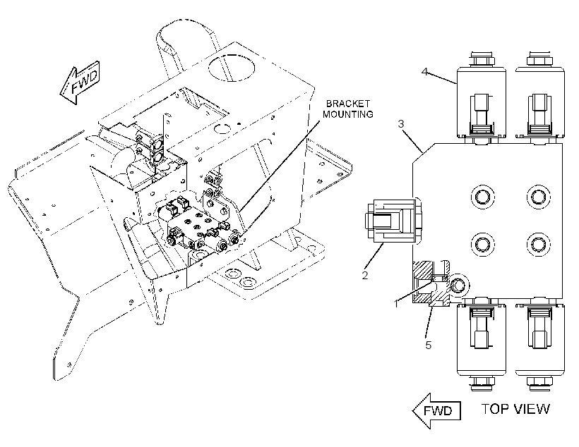 VALVE & MTG GP-BULLDOZER 2505788 CAT