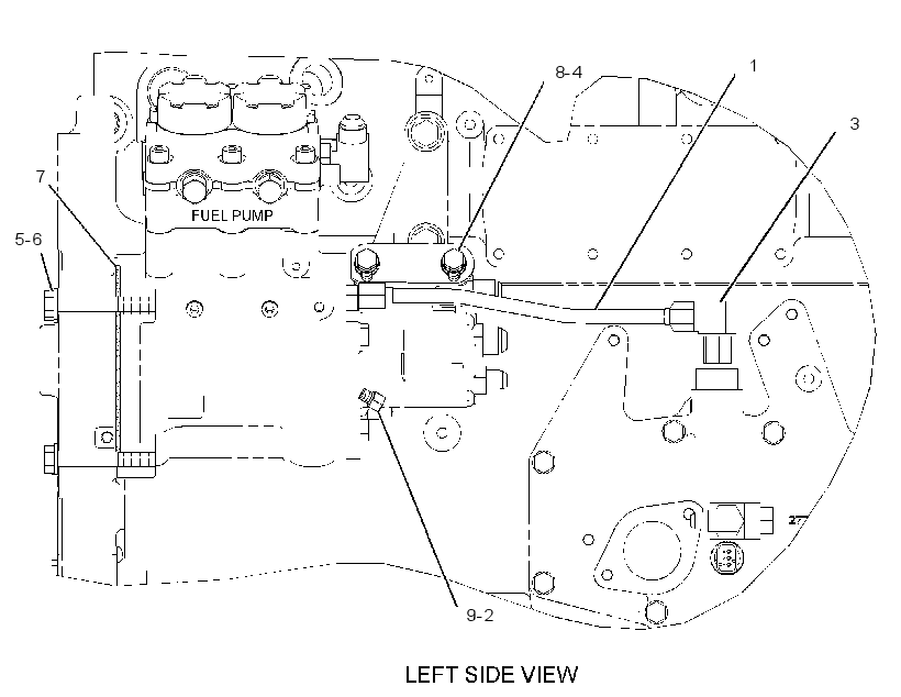 MOUNTING GP-FUEL LINE 2916293 CAT