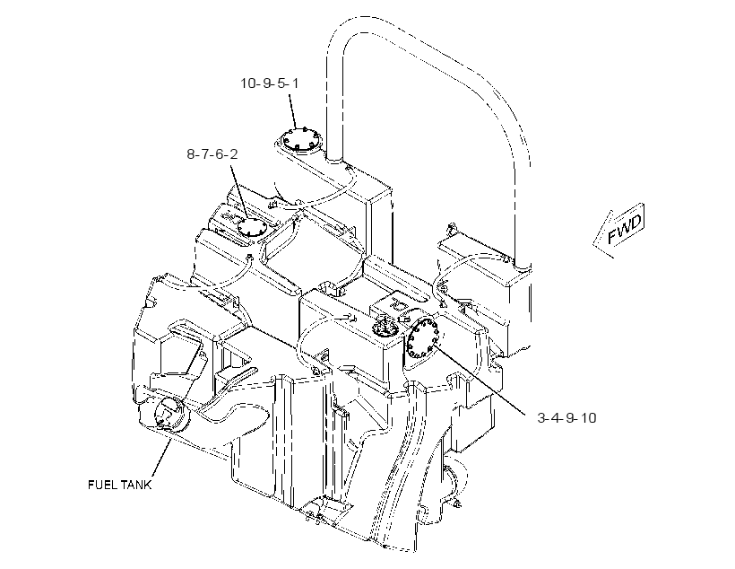 COVER GP-FUEL TANK 2419585 CAT