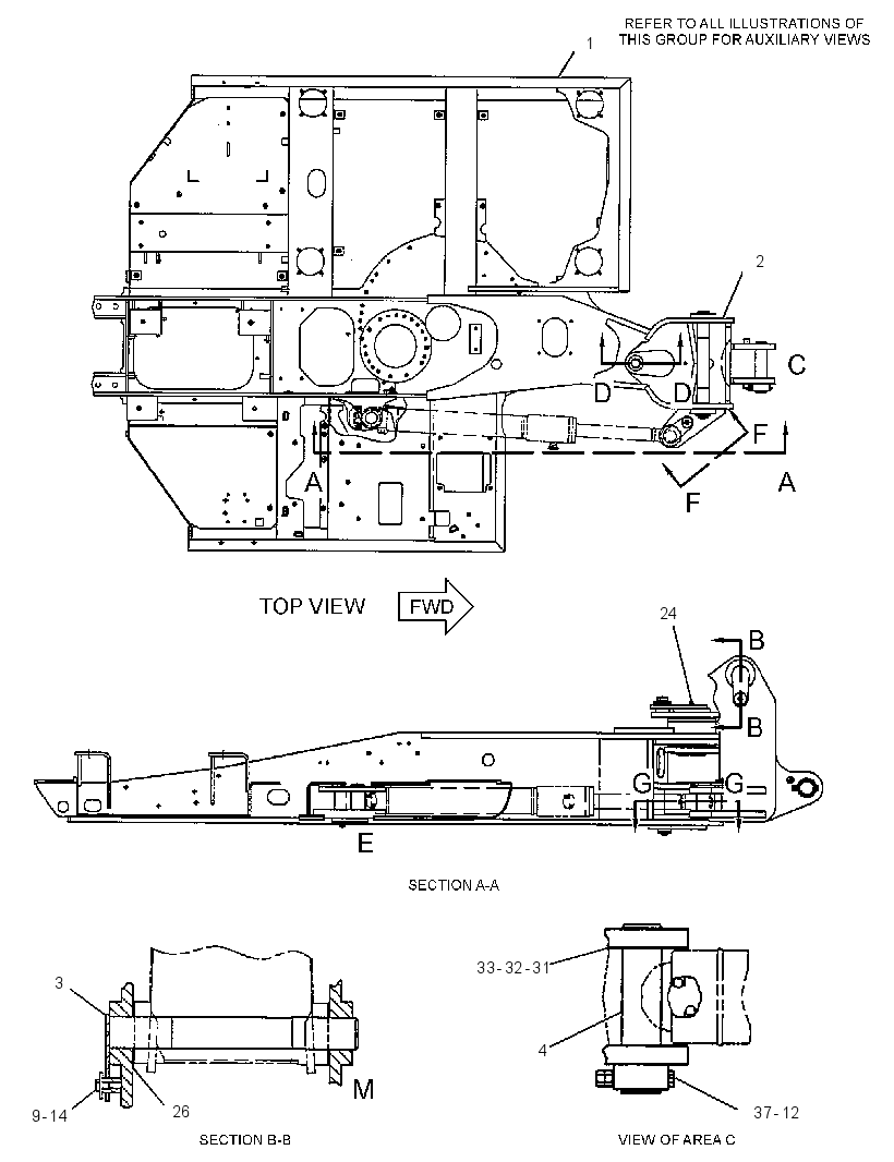 Рама верхняя 2547090 CAT