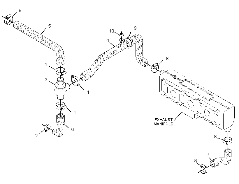Трубопроводы водяные 2930745 CAT