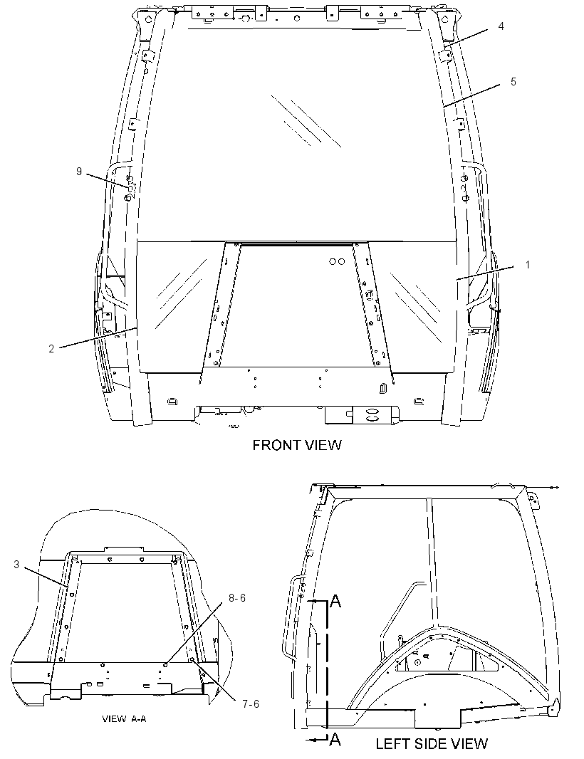 CANOPY GP-OPEN ROPS 2848401 CAT