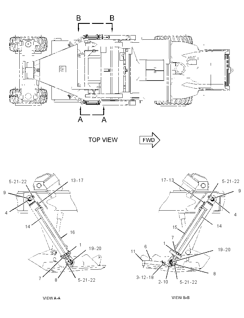 CYLINDER & MTG GP-LIFT 2900606 CAT