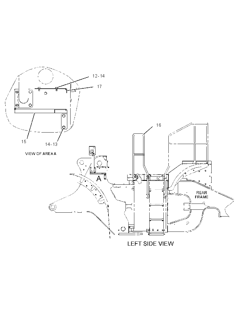 HANDRAIL & STEP GP 2903543 CAT