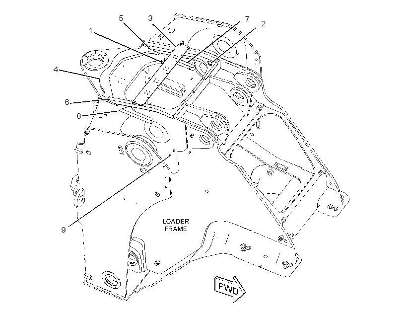 HARDWARE GP-LOADER FRAME 2843573 CAT