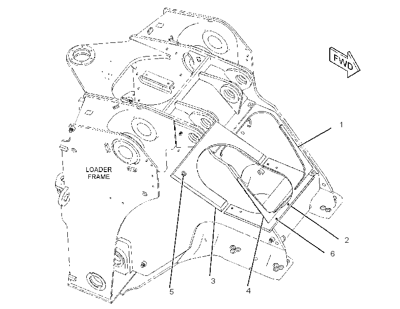 HARDWARE GP-LOADER FRAME 2911545 CAT