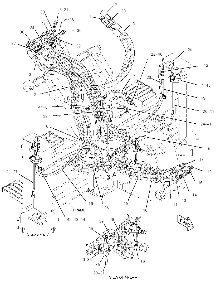 LINES GP-BACKHOE 2555482 CAT