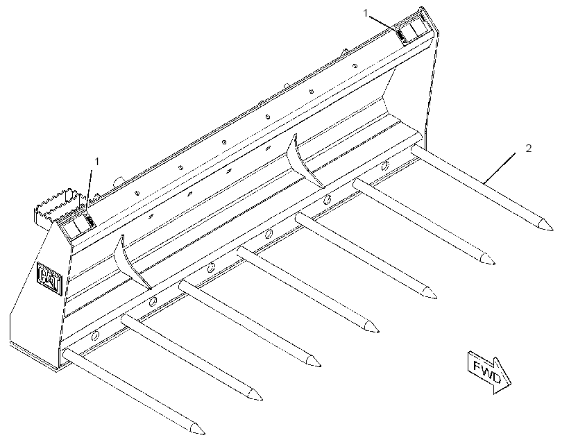 FORK GP-UTILITY 2856105 CAT