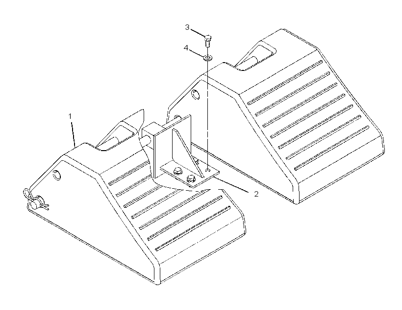 CHOCK GP-WHEEL 2587050 CAT