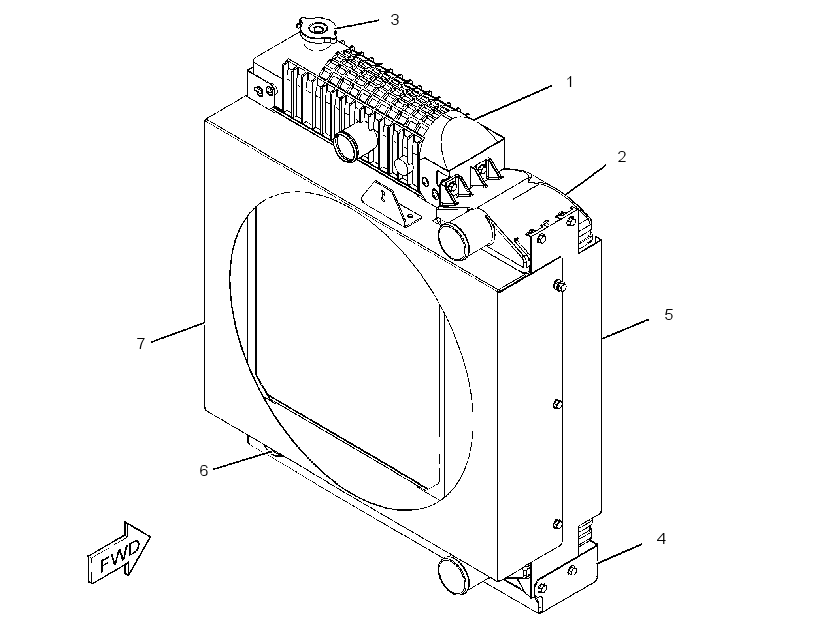 RADIATOR AS 2630569 CAT