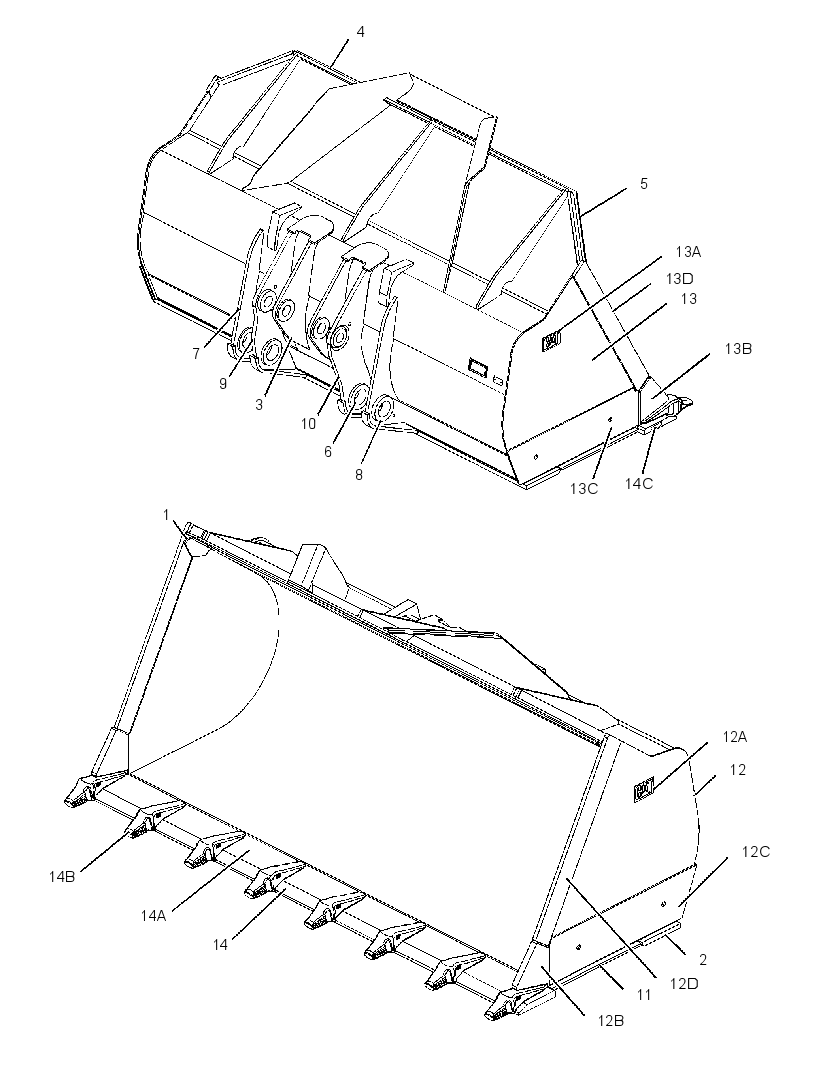BUCKET AS-PENETRATION 2609845 CAT