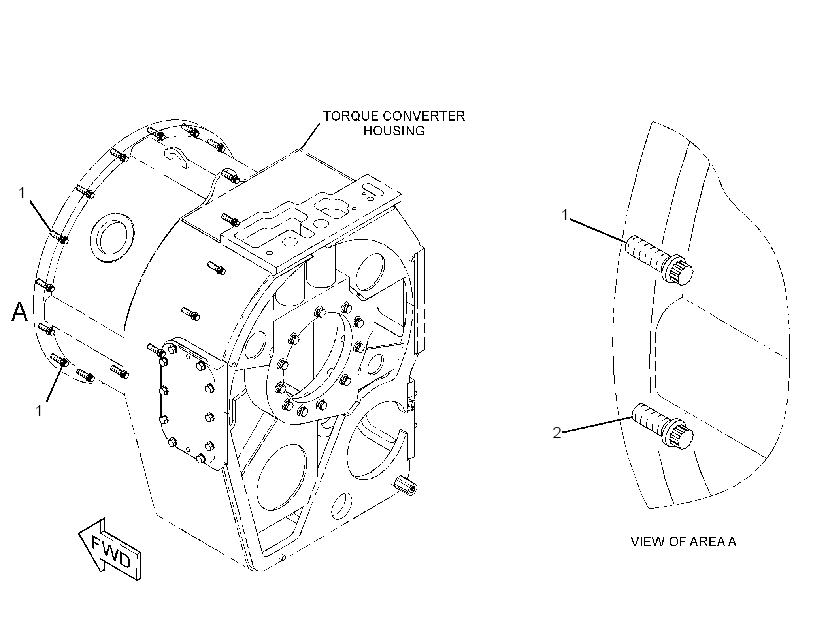 MOUNTING GP-TORQUE CONVERTER 2923561 CAT