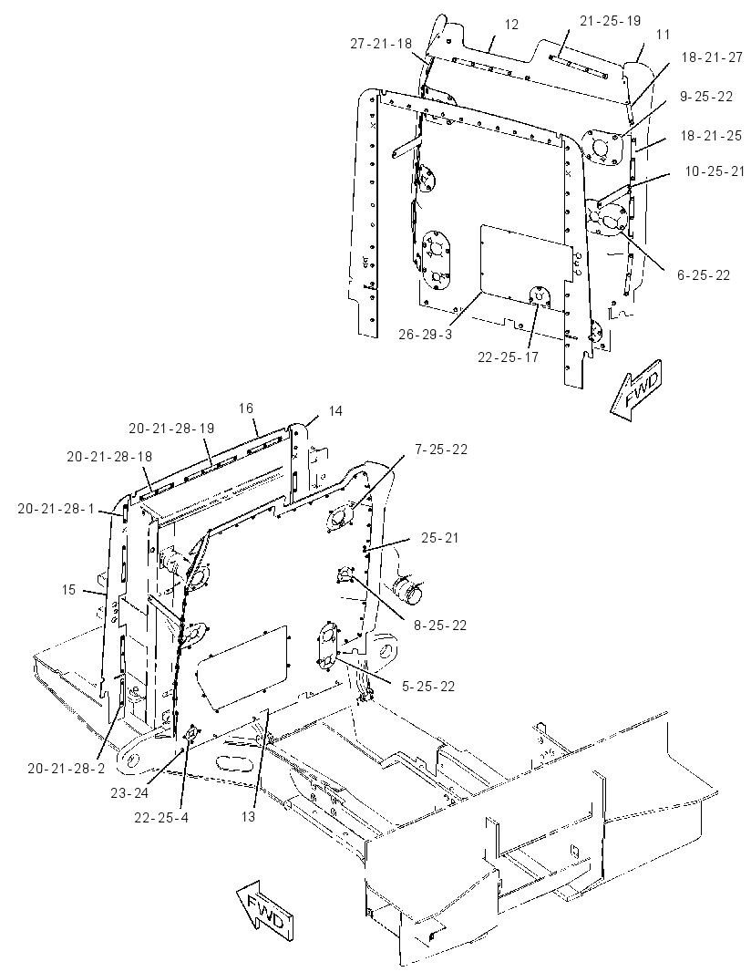 BAFFLE GP-RADIATOR 2332408 CAT