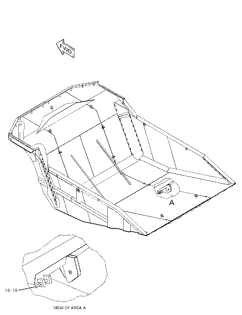 BODY & CANOPY AS 2804313 CAT
