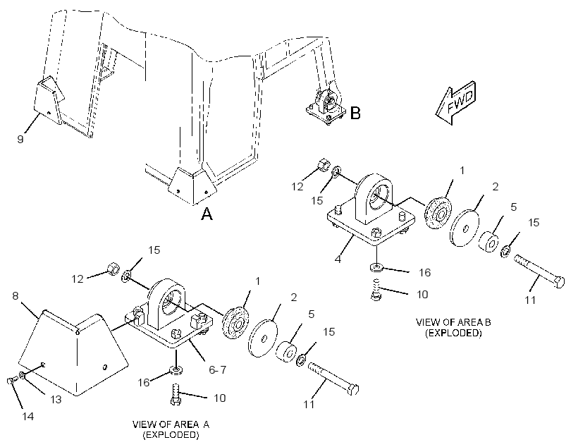 MOUNTING GP-NON-ROPS 2739221 CAT