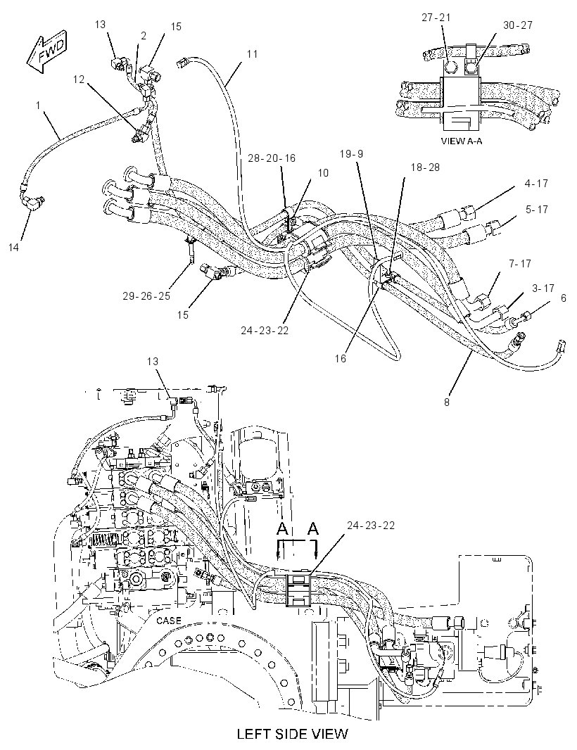 LINES GP-REAR ATTACHMENT 2497005 CAT