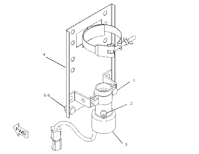 MOUNTING GP-ETHER CYLINDER 2367720 CAT