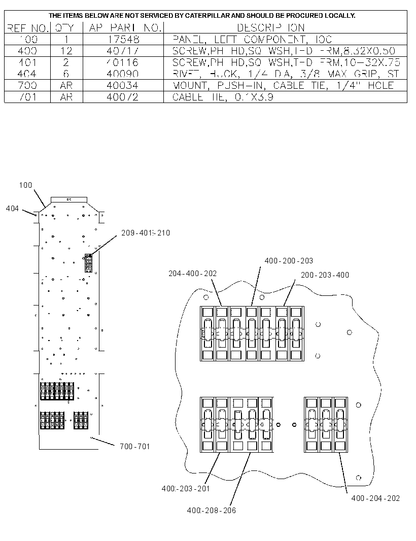 PANEL AS-ELECTRICAL 2447547 CAT