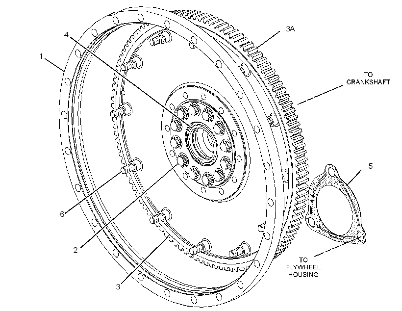 ADAPTER GP-FLYWHEEL 2843136 CAT