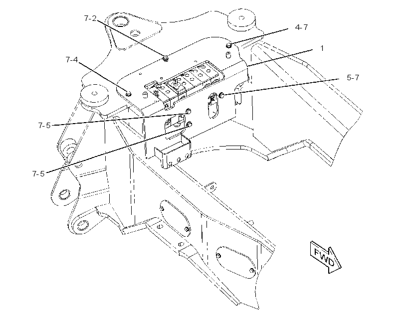 MOUNTING GP-BANK VALVE 2198564 CAT