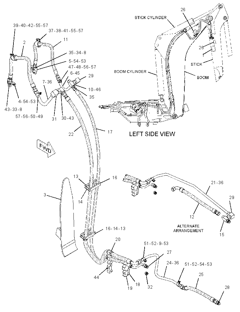 CONVERSION GP-AUXILIARY LINES 2108533 CAT