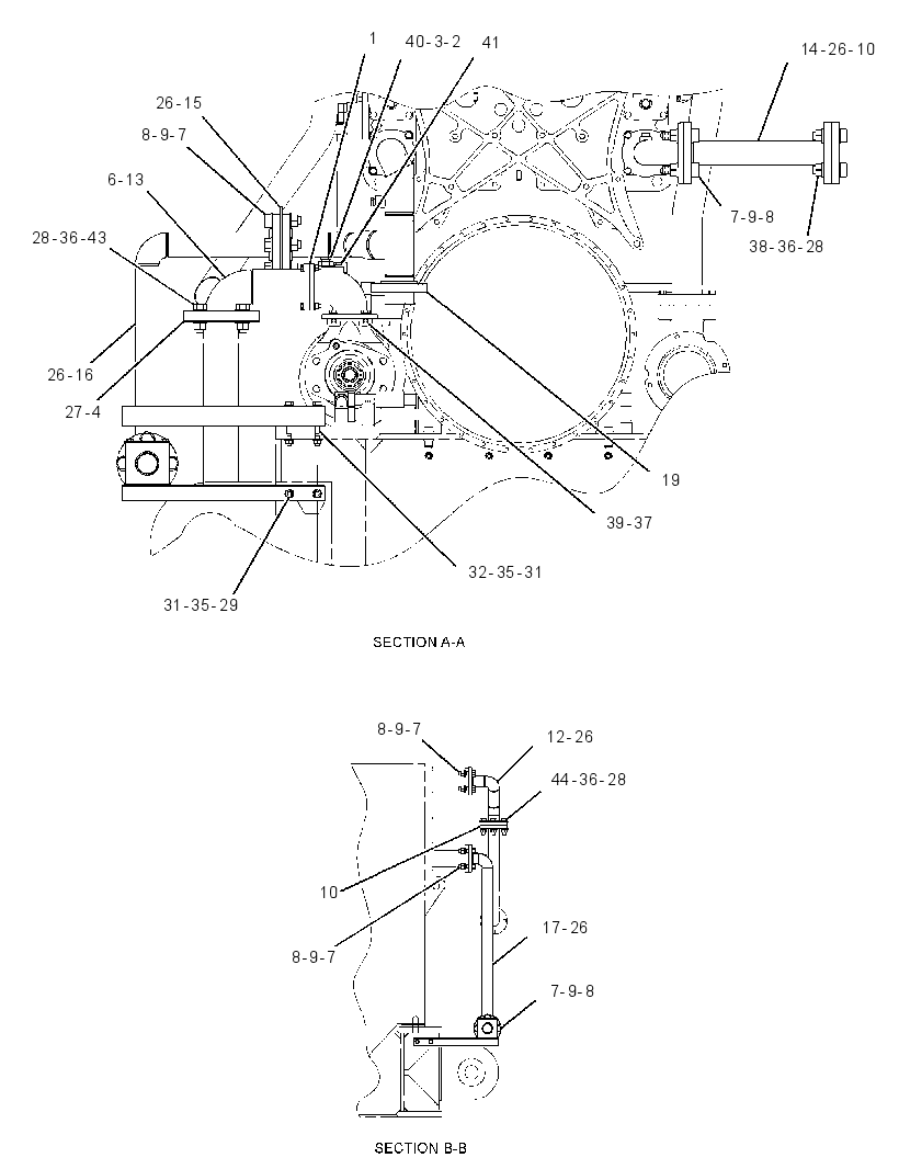LINES GP-AUXILIARY SEA WATER 2639580 CAT