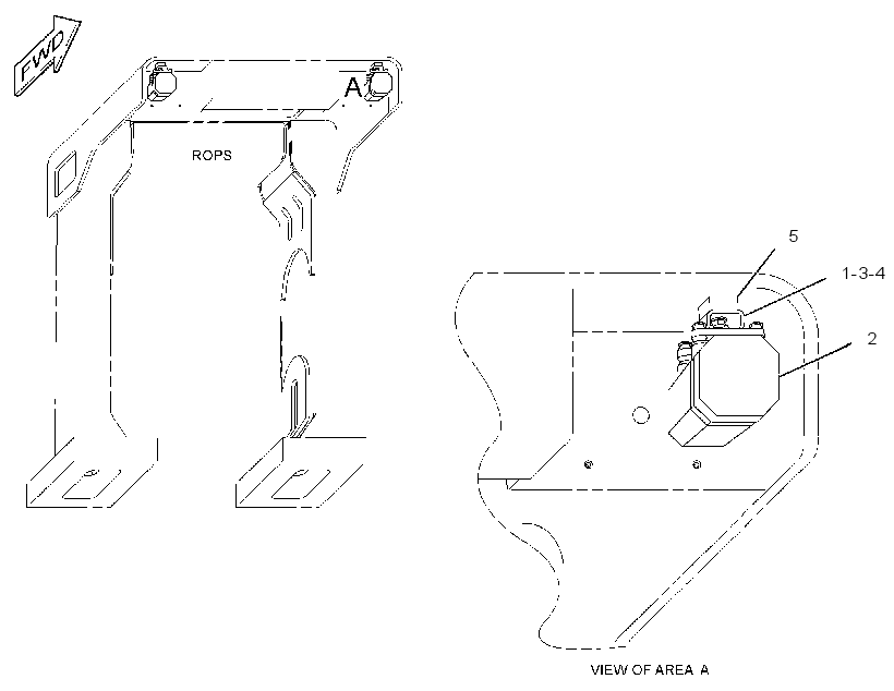 LIGHTING GP-CAB & ROPS 2618609 CAT