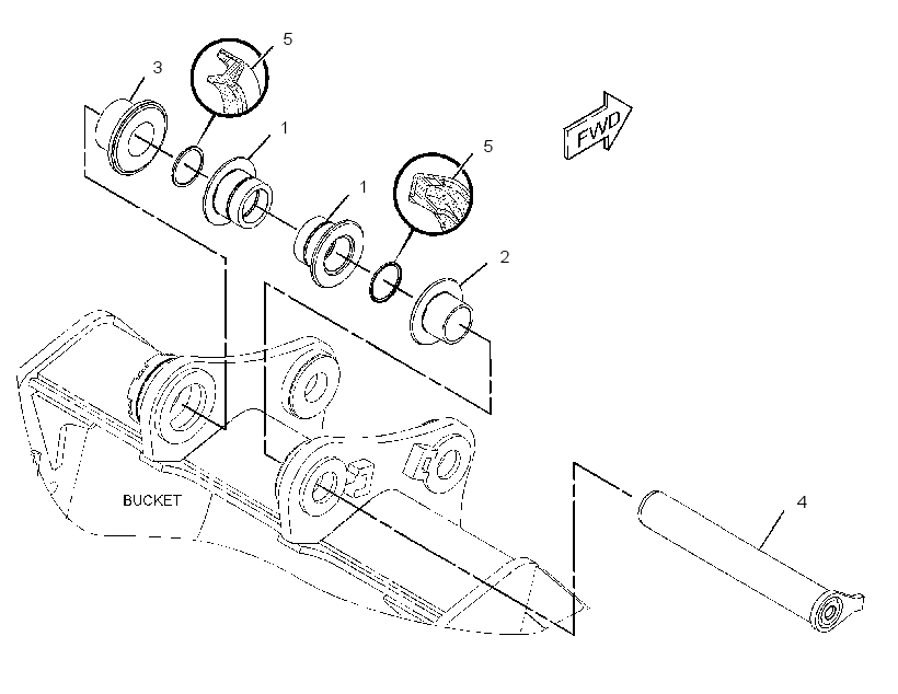 PIN & FLANGE AR 2691599 CAT