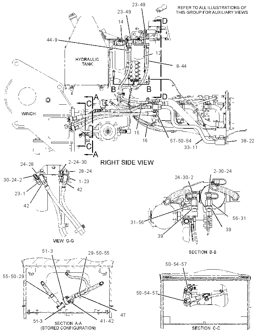 LINES GP-WINCH 1806194 CAT