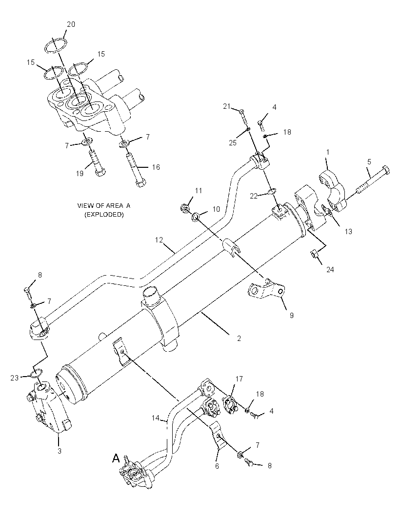 CYLINDER AND VALVE GROUP 1029457 CAT