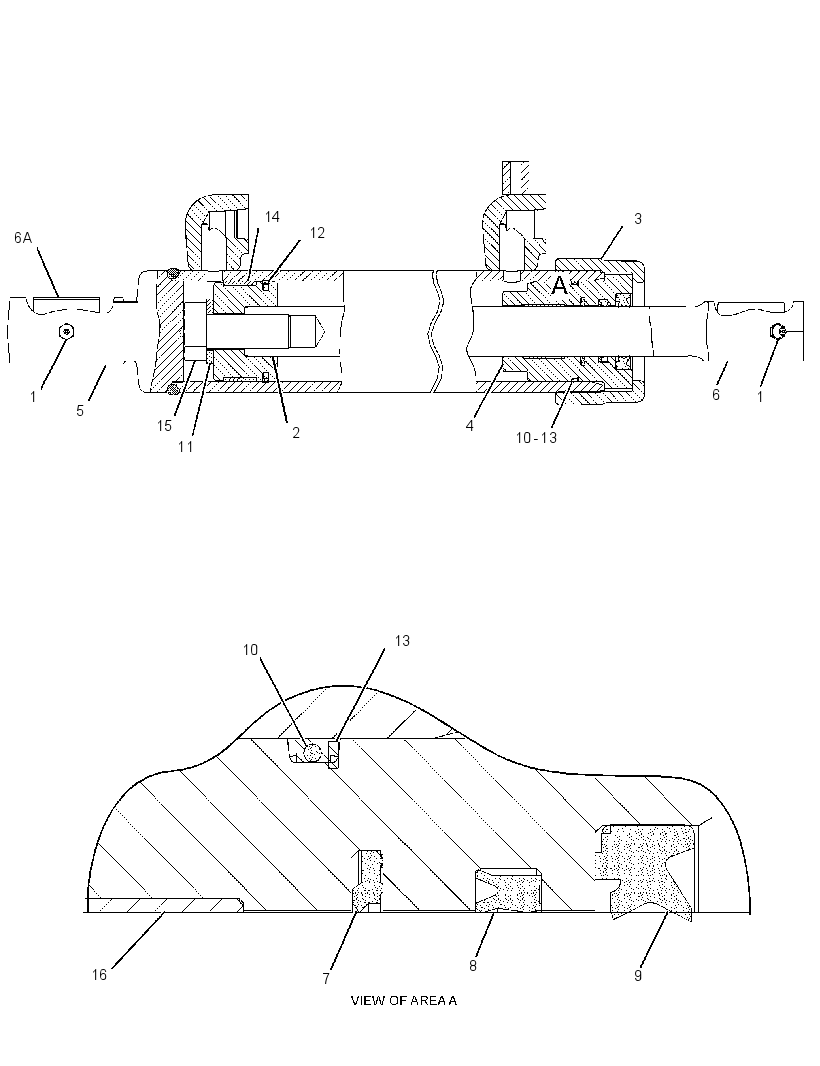 Цилиндр рыхлителя 1920893 CAT