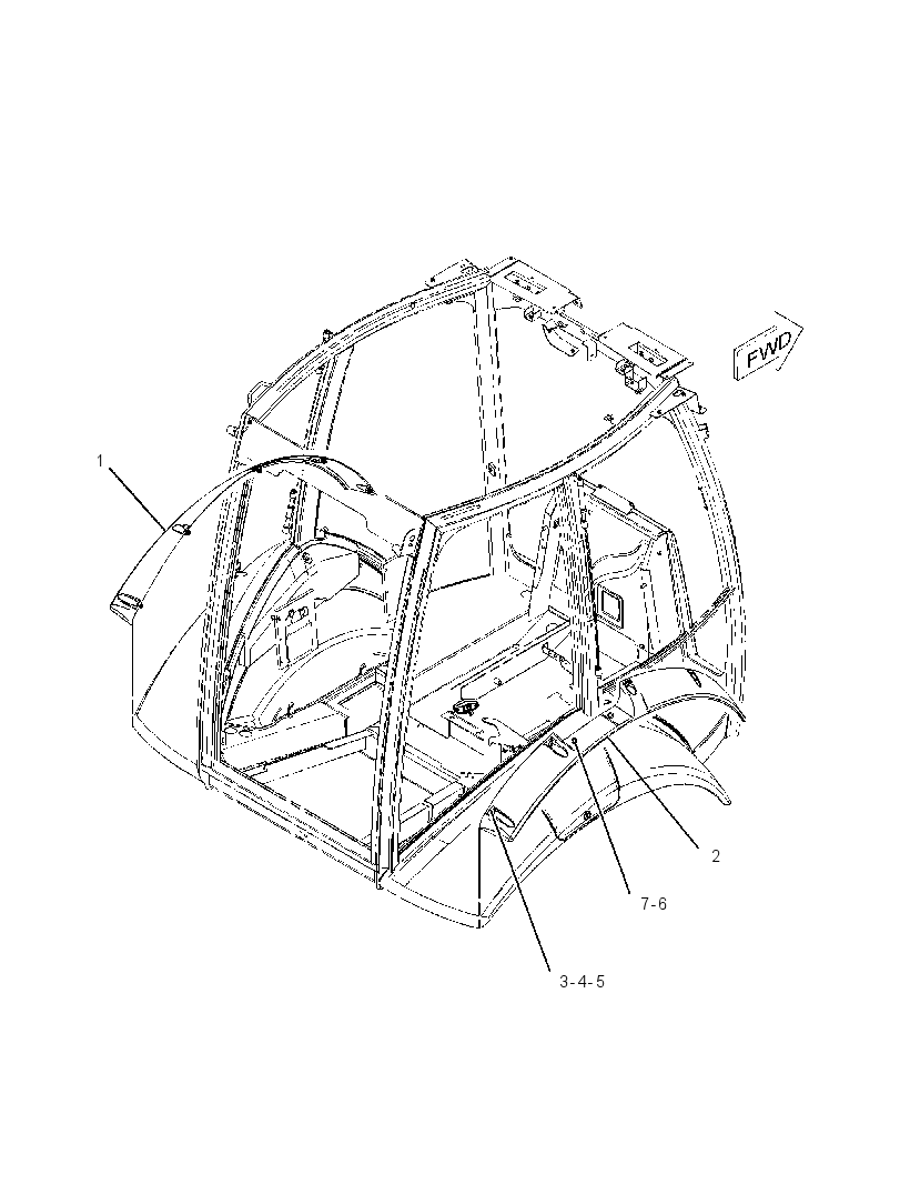 EXTENSION GP-FENDER 2499325 CAT