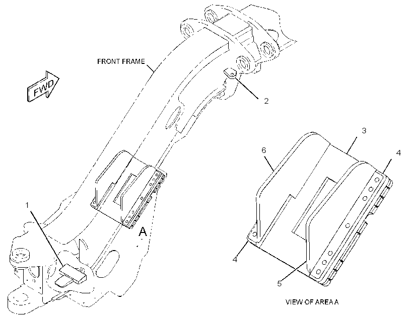 MOUNTING GP-SNOW WING 2520976 CAT