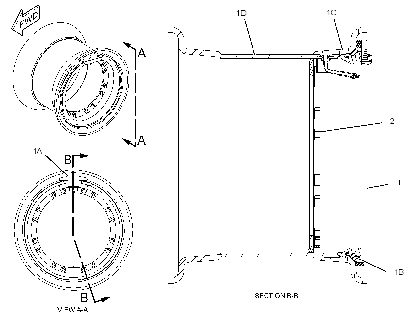 RIM GP 2231301 CAT