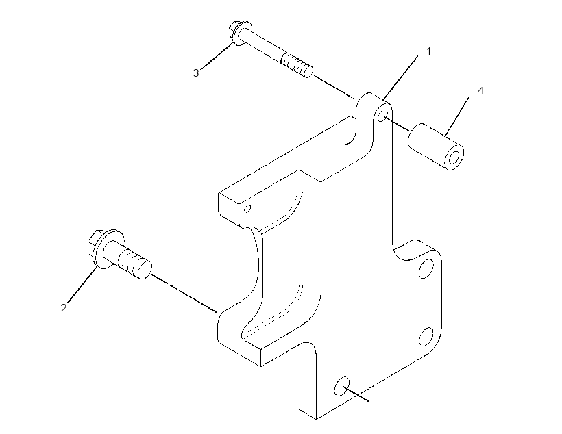 MOUNTING GP-BRACKET 2934739 CAT