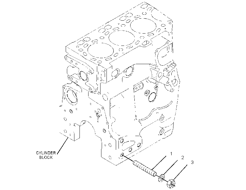 FASTENER GP-ENGINE MOUNTING 2949411 CAT