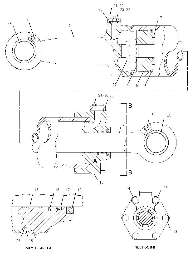 Цилиндр наклона 4Z6313 CAT