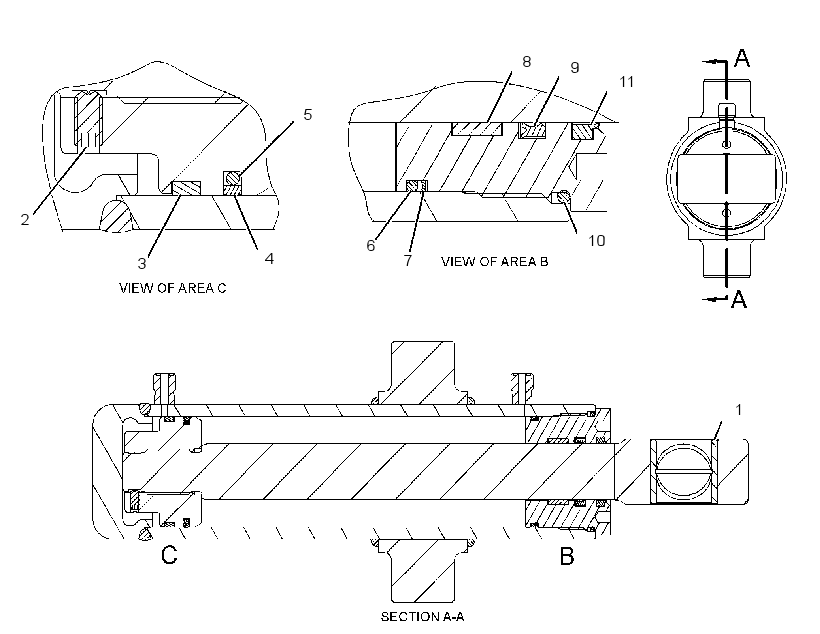 CYLINDER GP-SWING 2380329 CAT