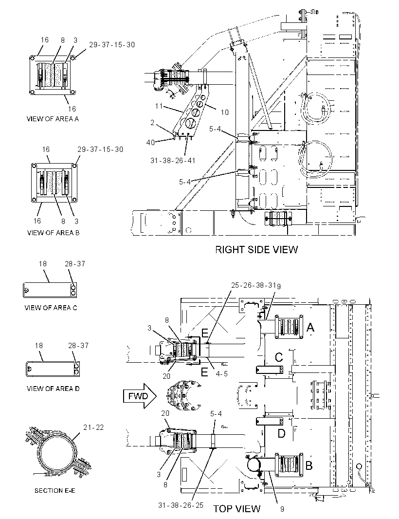 LINES GP-AFTERCOOLER AIR 2741739 CAT