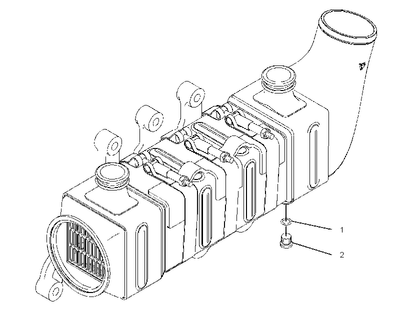 COOLER GP-CLEAN GAS INDUCTION 2796470 CAT