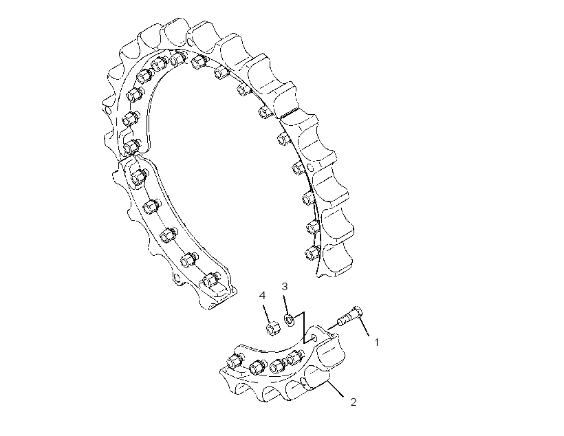 SEGMENT GP-SPROCKET 2589796 CAT