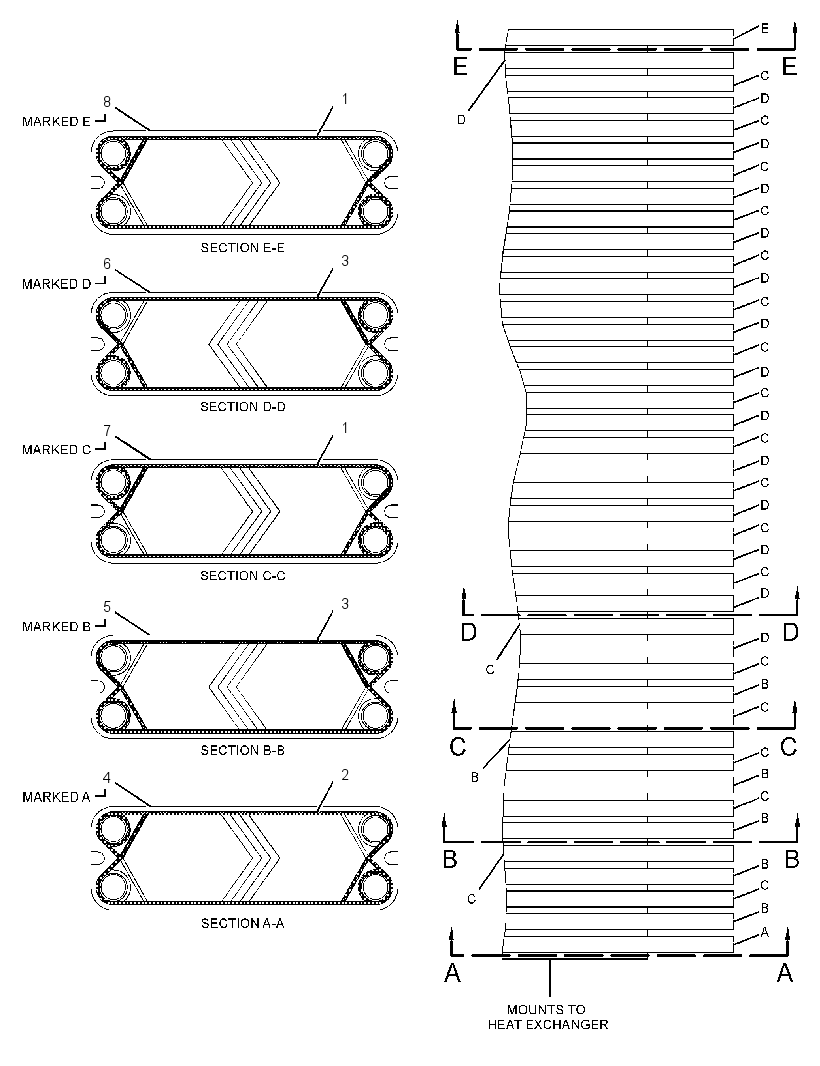PLATE GP-HEAT EXCHANGER 2669524 CAT