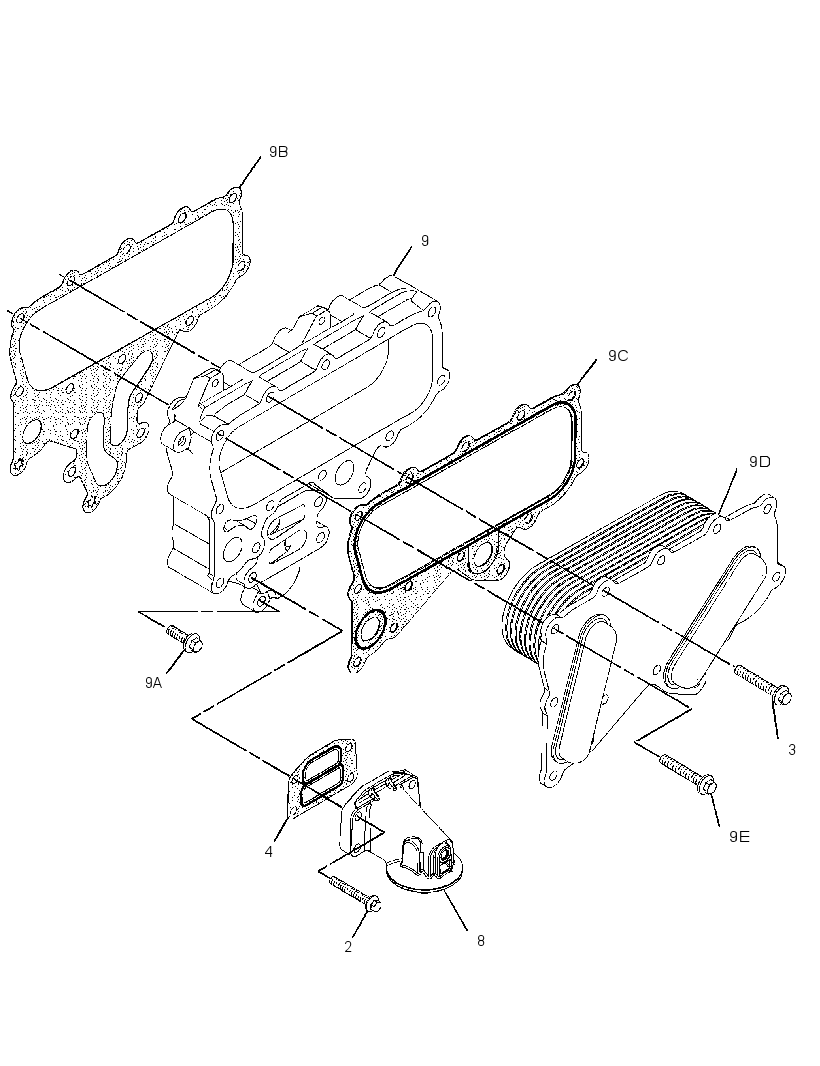 COOLER GP-OIL 2885213 CAT