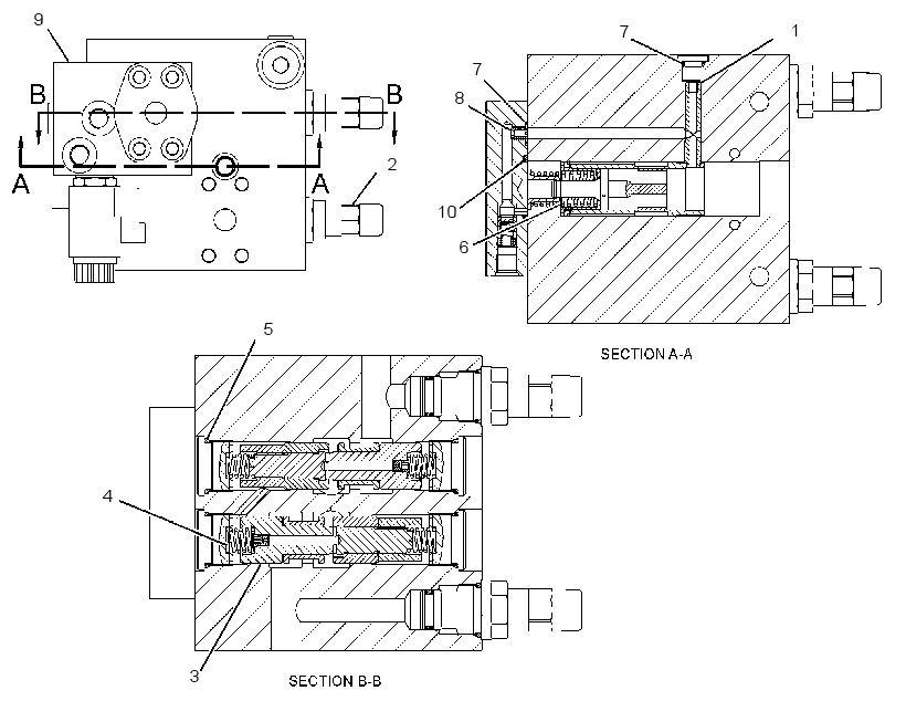 VALVE GP-FLOW DIVIDER 2414551 CAT
