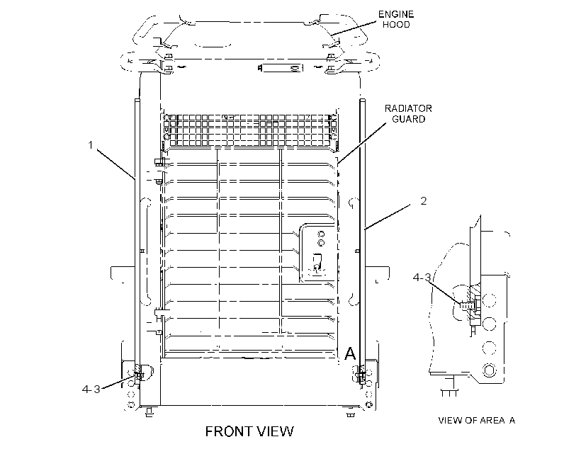 BAR GP-RADIATOR GUARD 2738739 CAT