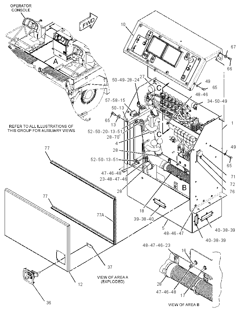 CONSOLE GP-INSTRUMENT 2912145 CAT