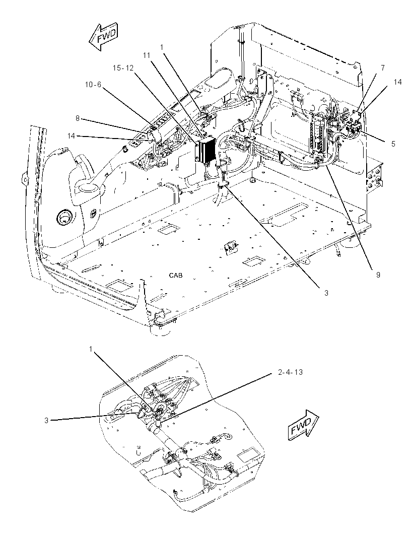WIRING GP-RADIO 2832913 CAT
