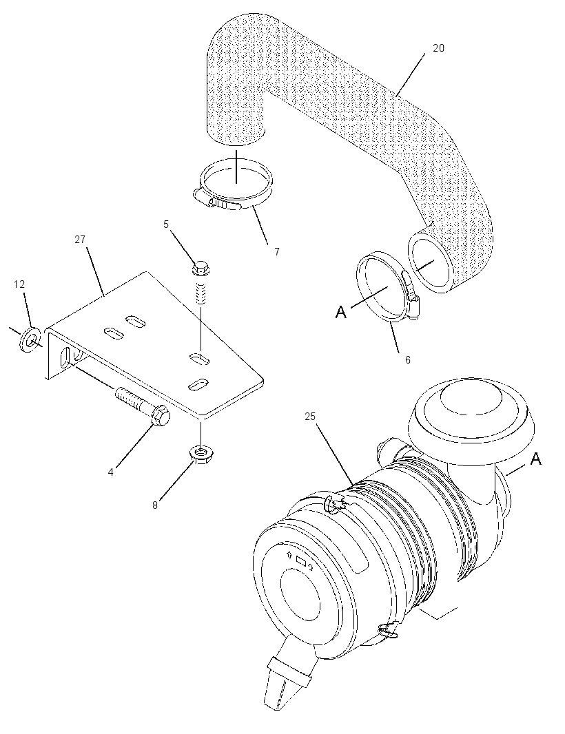 AIR CLEANER & RADIATOR GP 2721402 CAT
