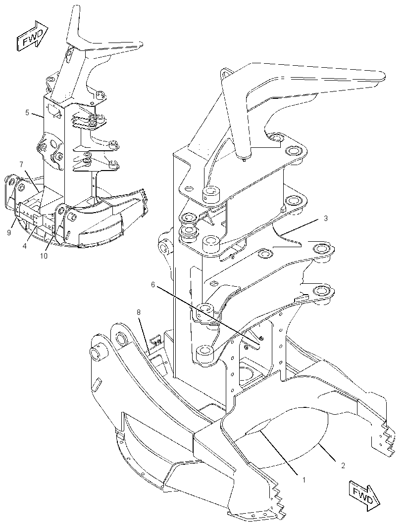 FRAME GP-FELLING HEAD 2705287 CAT