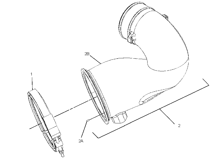 ELBOW GP-PRECOOLER 2860836 CAT